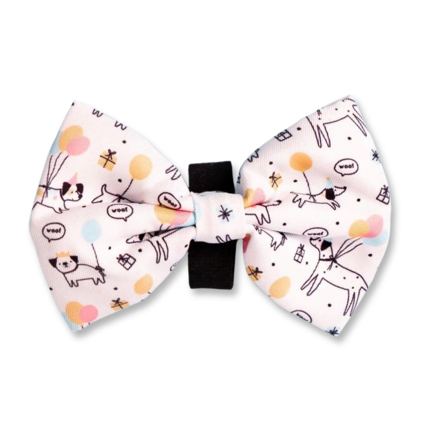 Woof Birthday Dog Bow Tie