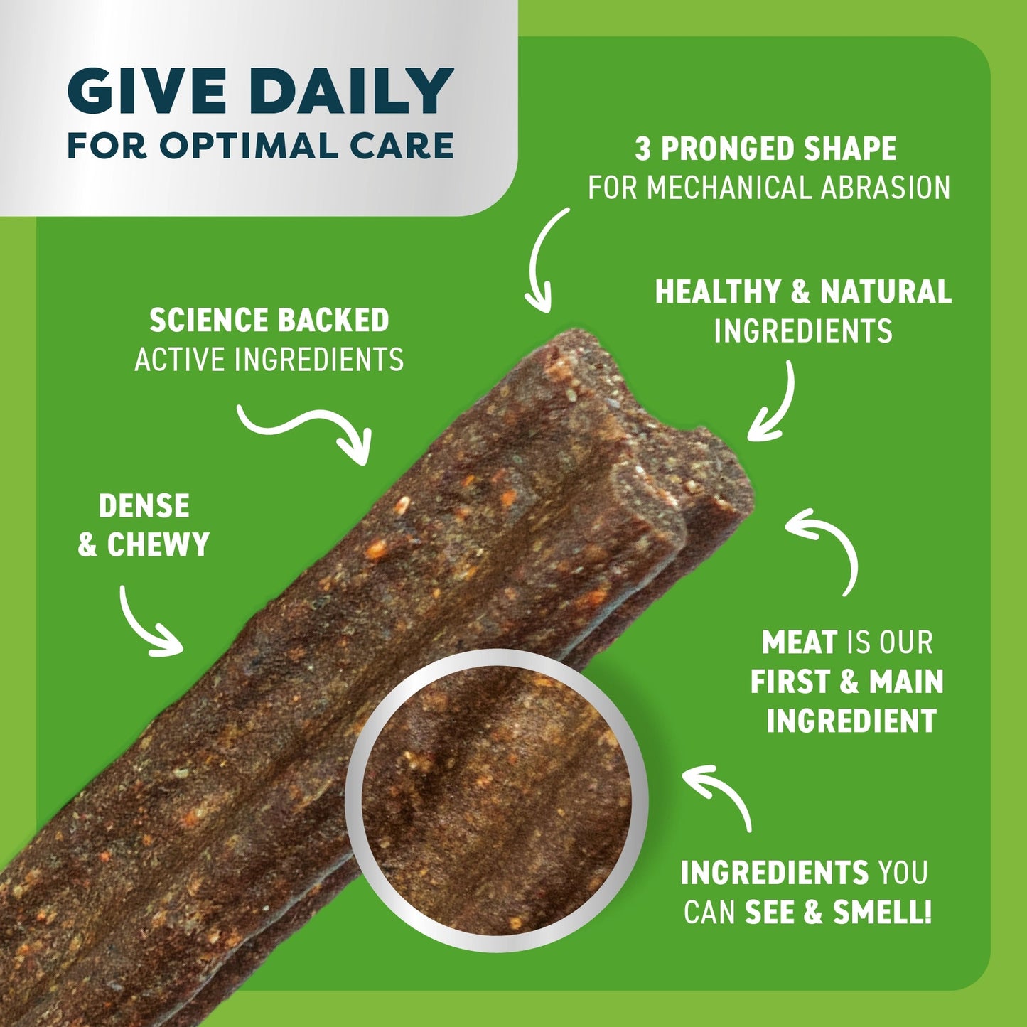 Chicken, Mint, & Seaweed Dental Sticks - Peticular