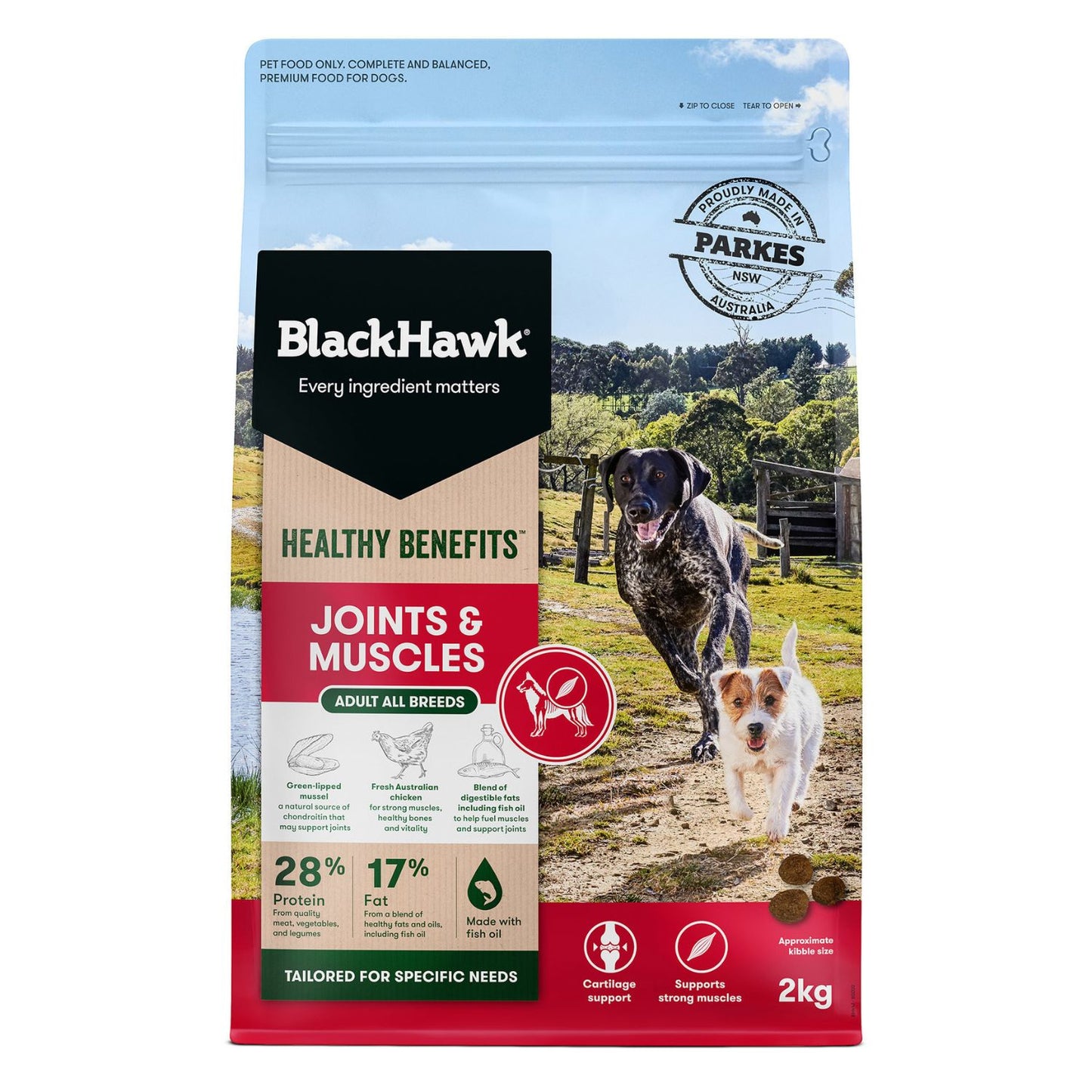 Healthy Benefits Adult Dog Food | Joints & Muscles