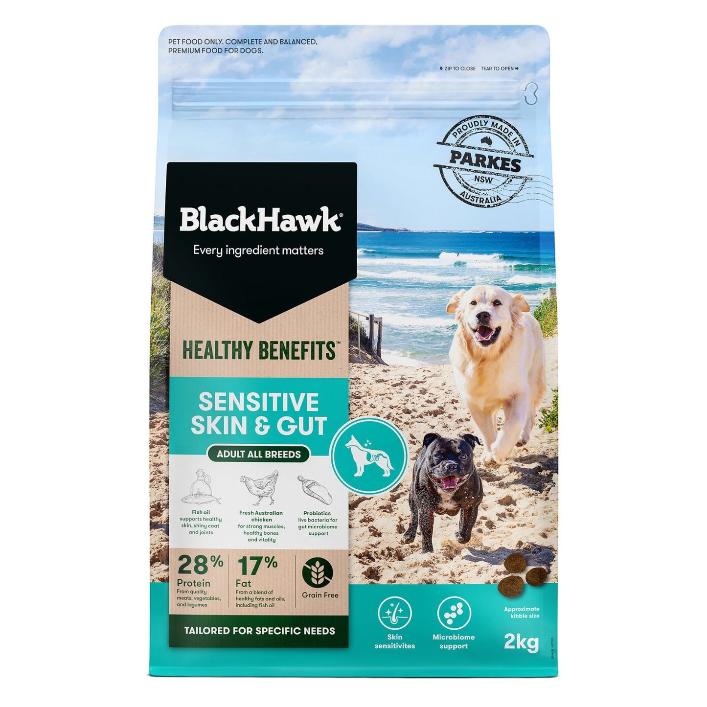 Healthy Benefits Adult Dog Food | Sensitive Skin & Gut