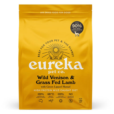 Wild Venison & Grass Fed Lamb | Air Dried Dog Food