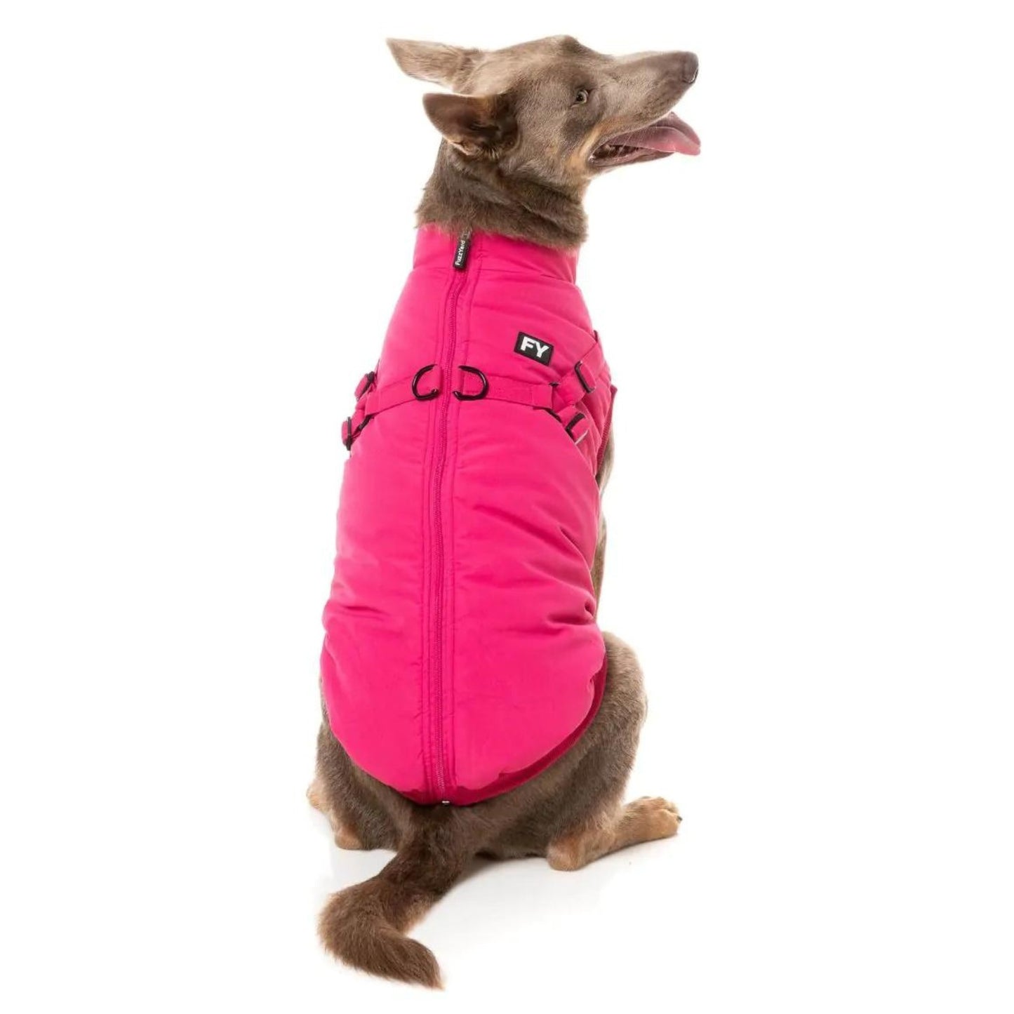 Flash Harness Dog Jacket | Magenta