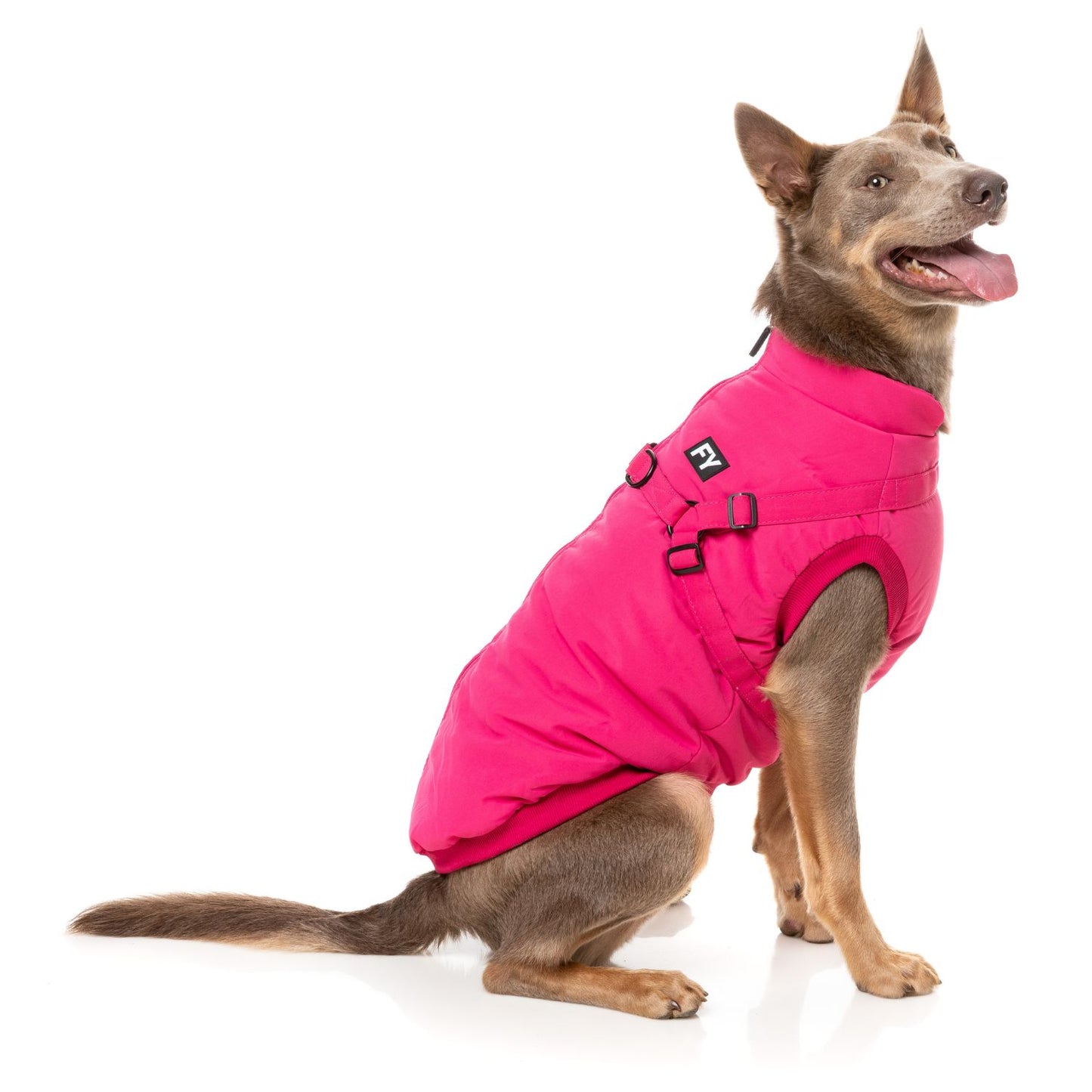 Flash Harness Dog Jacket | Magenta