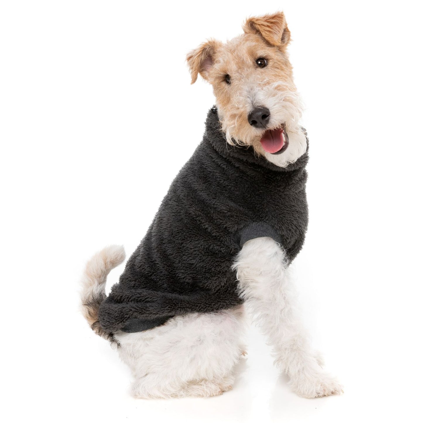 Turtle Teddy 24 Dog Sweater | Carbon Black