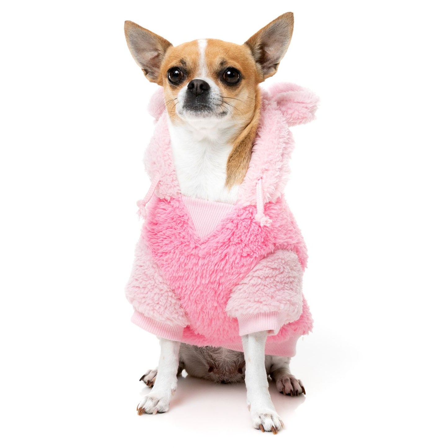 Winnie Dog Hoodie | Pink