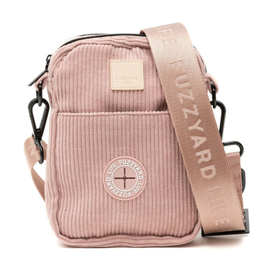 FuzzYard Life Corduroy Cross Body Bag | Soft Blush