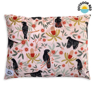 Outdoor Dog Bed | Sunset Cockatoo