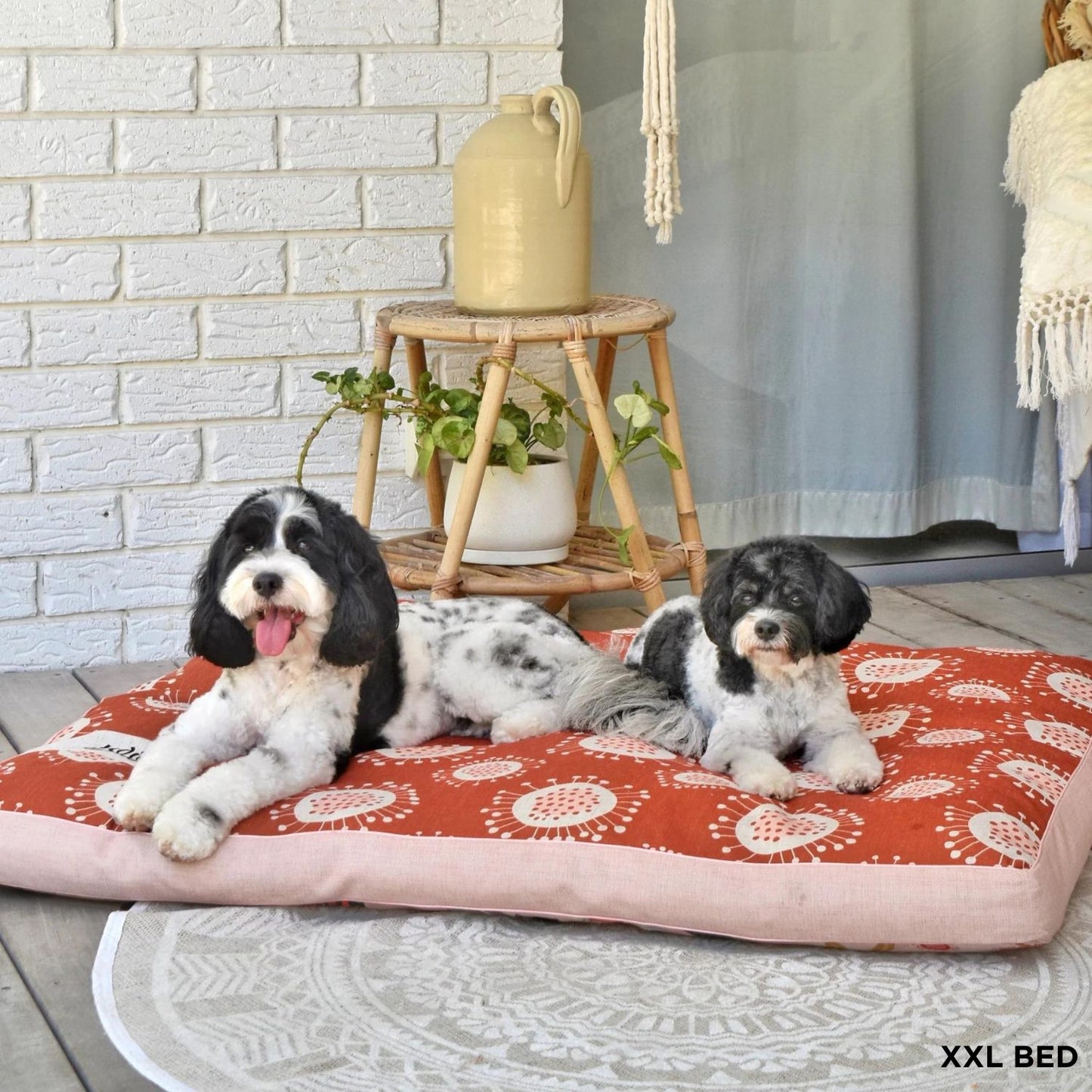 Indoor Dog Bed | Sunset Cockatoo