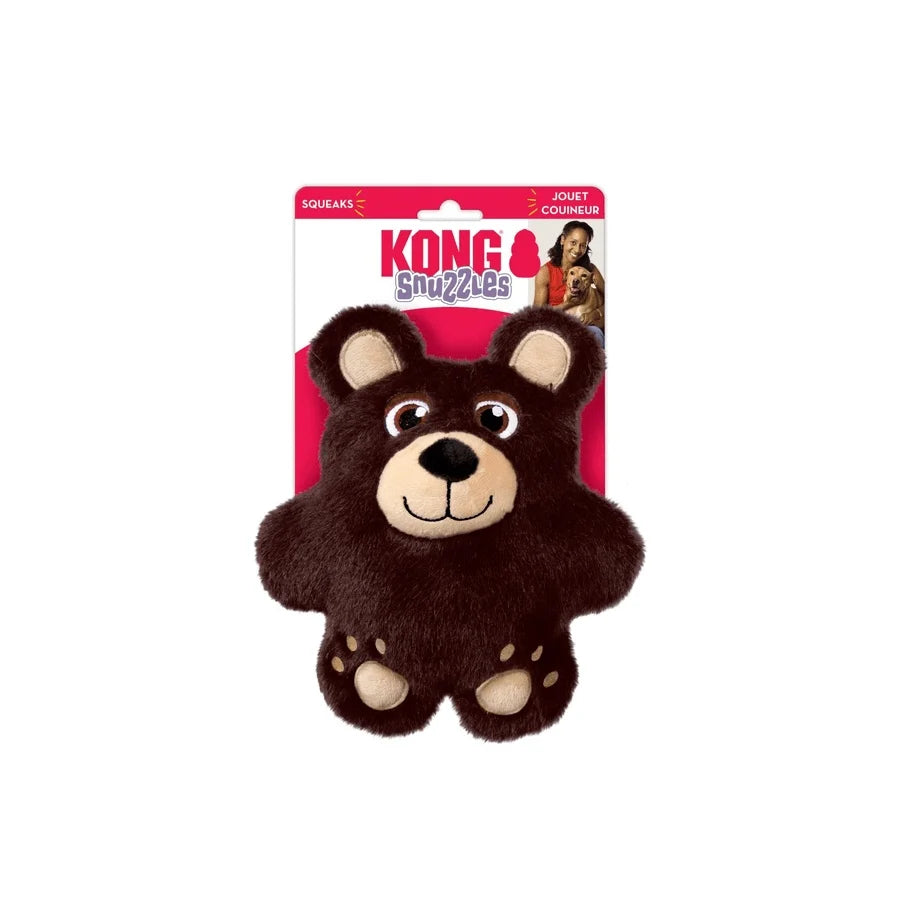 KONG Snuzzles bear plush dog toy