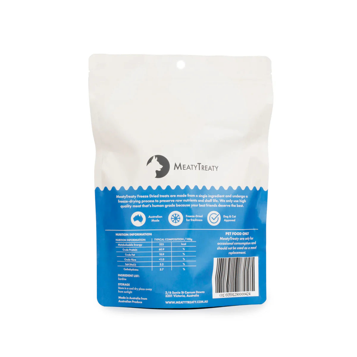 Freeze Dried Whole Sardines - Peticular