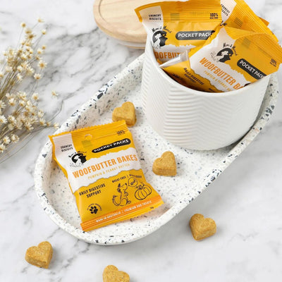 Woofbutter Bakes Dog Biscuits | Pocket Pack