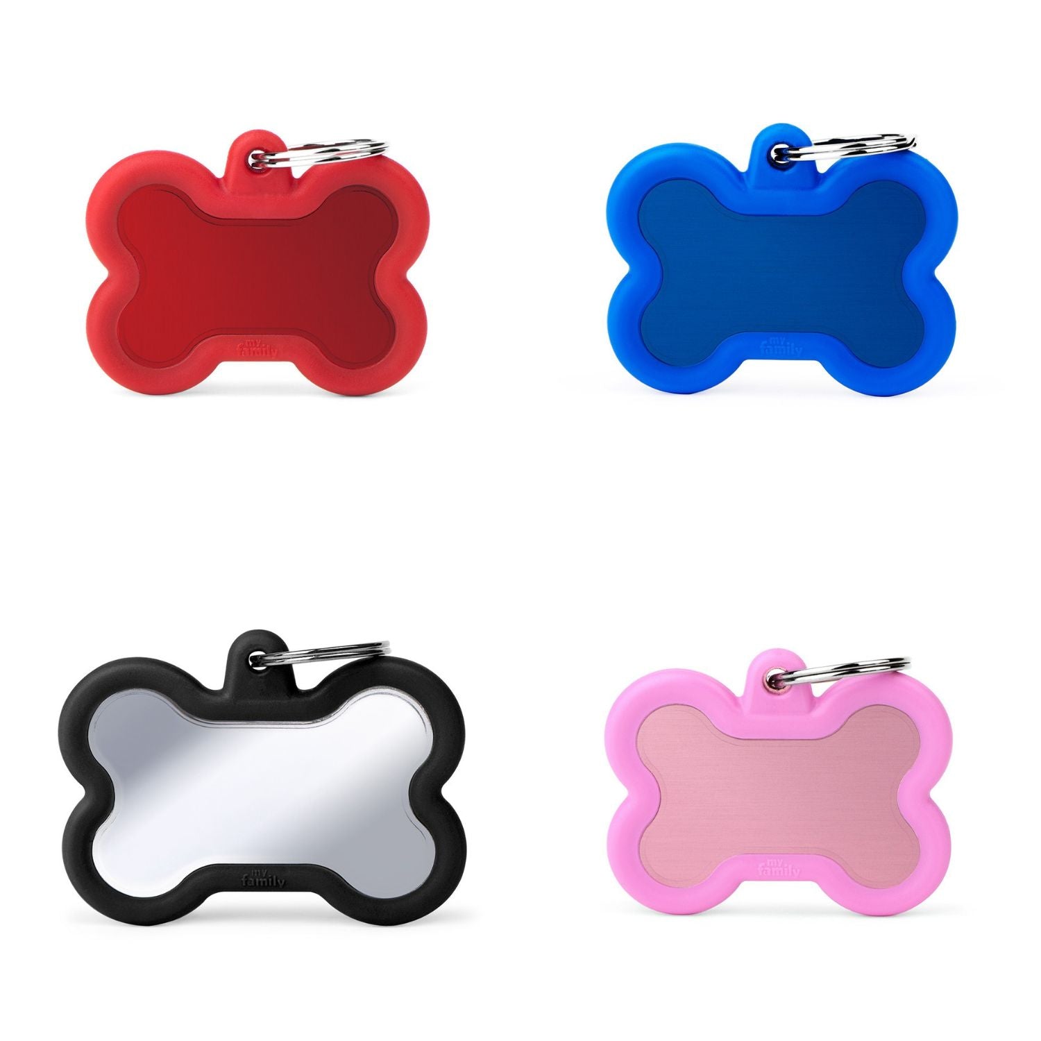MyFamily Pet ID Tag Hushtag Bone Free Engraving – Peticular