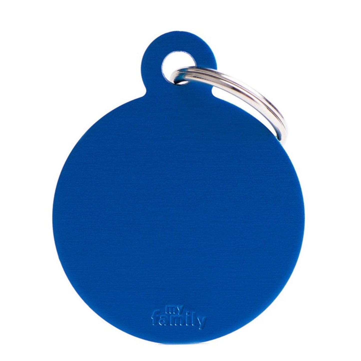 Pet ID Tag | Basic Circle Blue + FREE Engraving