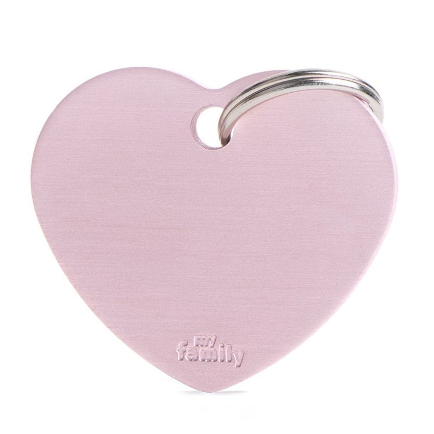 Pet ID Tag | Basic Heart Pink + FREE Engraving