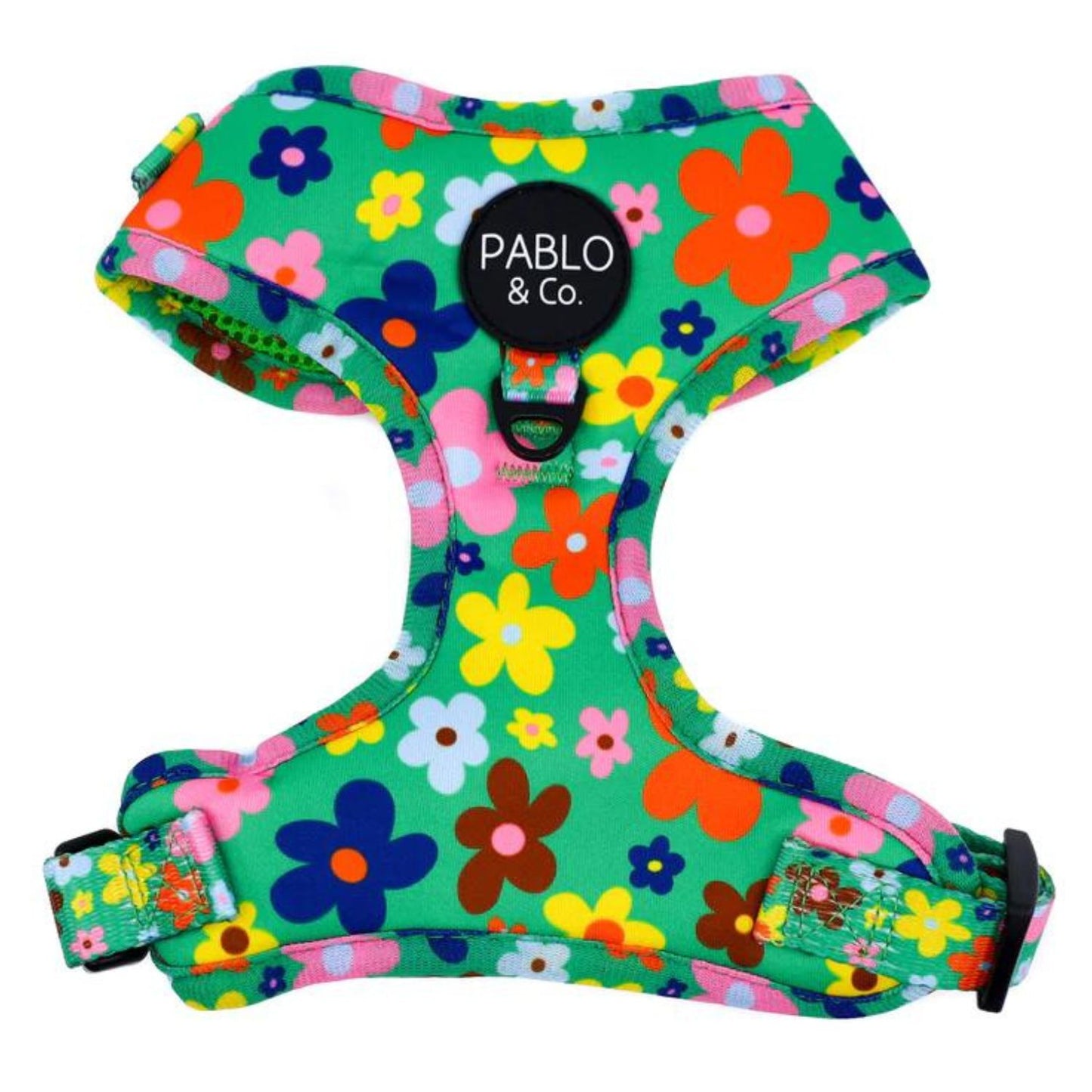 Funky Flowers | Adjustable Dog Harness