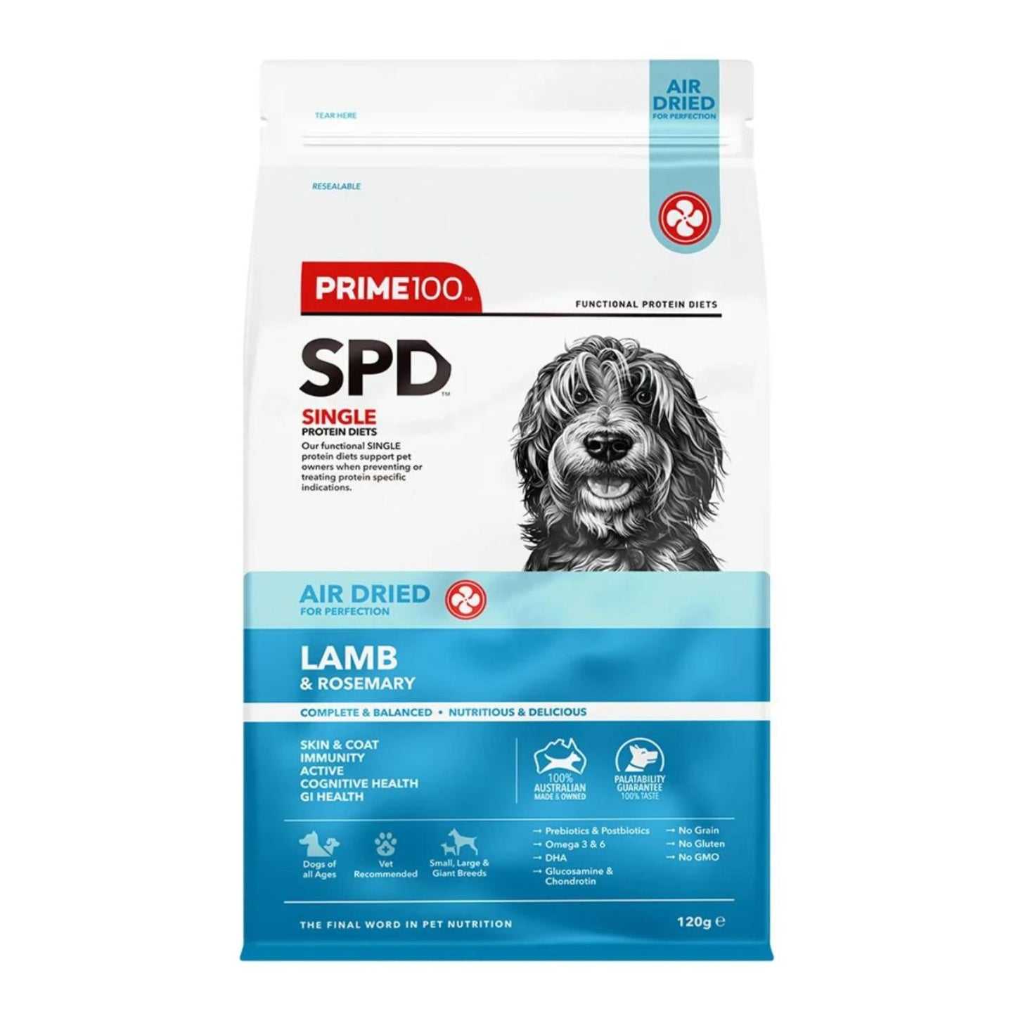 SPD Air Dried Dog Food | Lamb & Rosemary