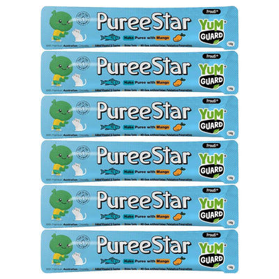YumGuard Puree Star Cat Treat | Hake & Mango