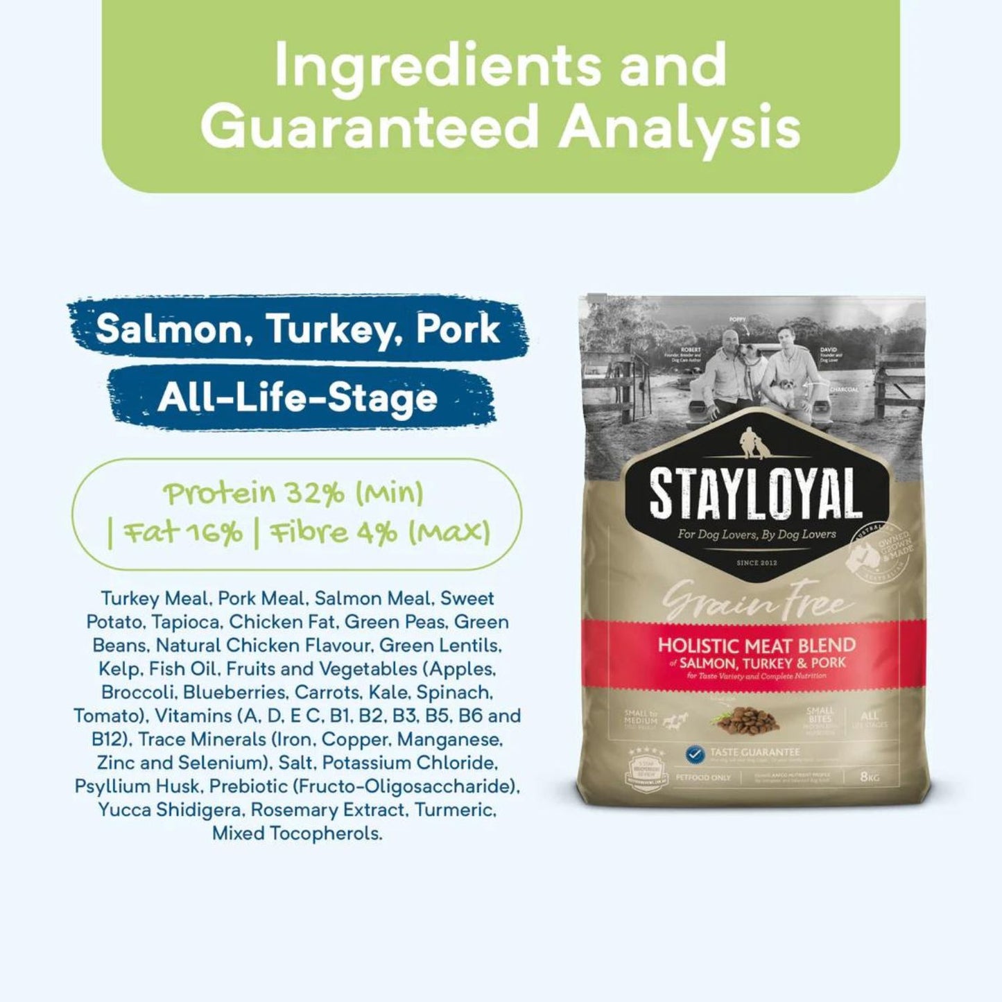 Salmon, Turkey & Pork Grain-Free Dog Food
