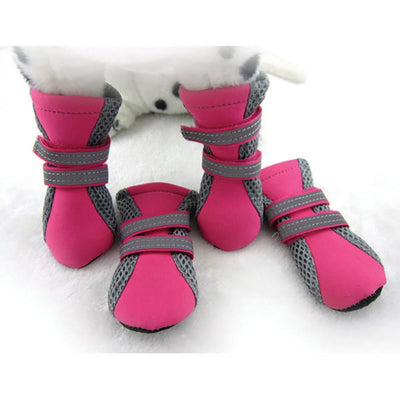 Fashion Mesh Dog Boots | Pink