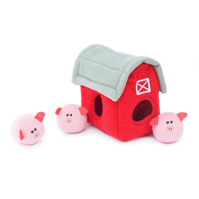 Interactive Dog Toy | Pig Barn