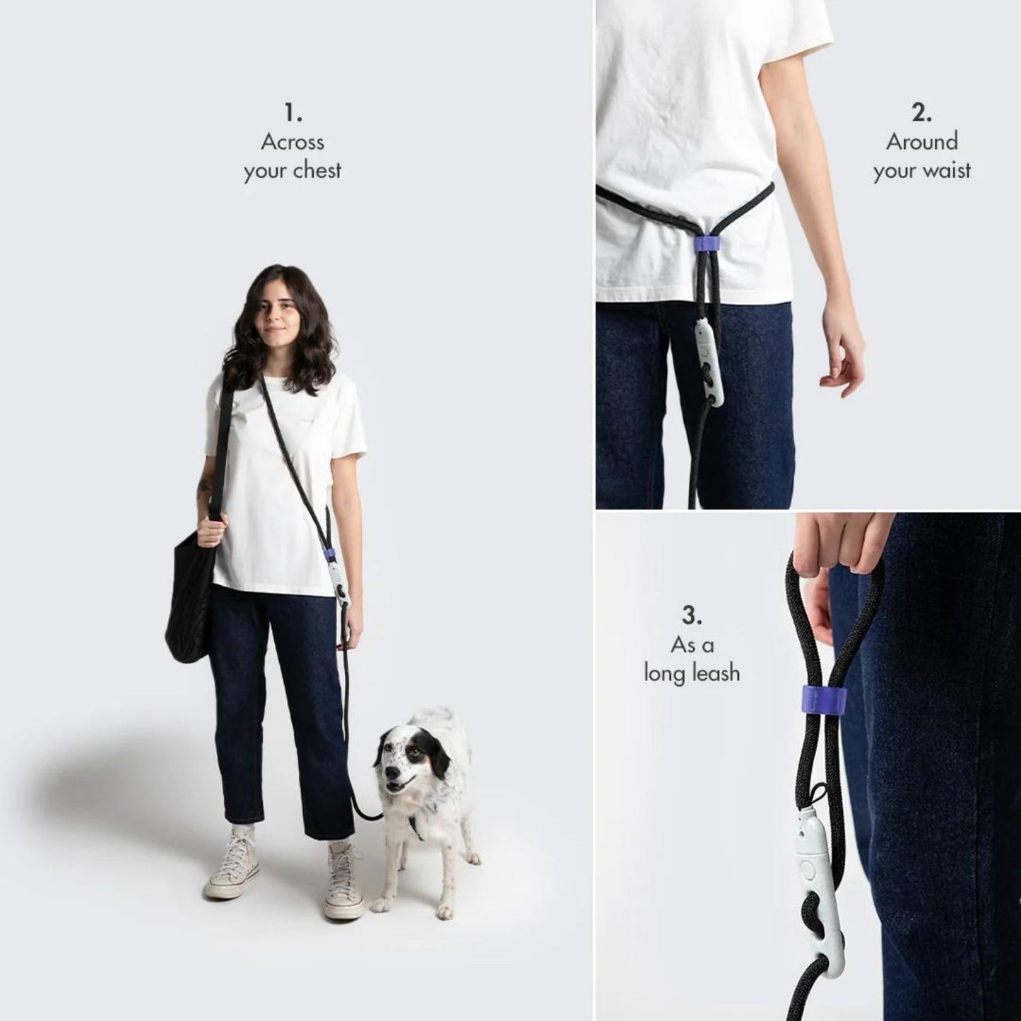 Hands-Free Dog Leash | Deep Blue