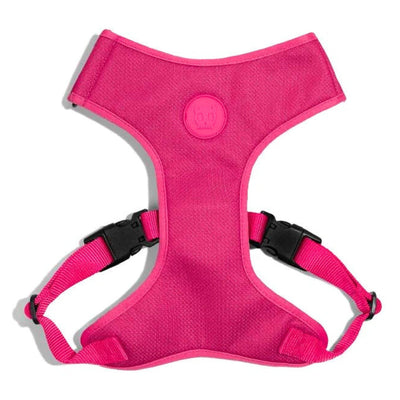 Pink LED Adjustable Air Mesh Dog Harness