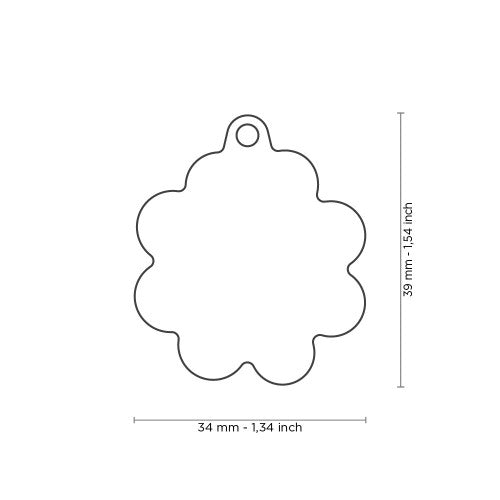 Pet ID Tag | Daisy + FREE Engraving