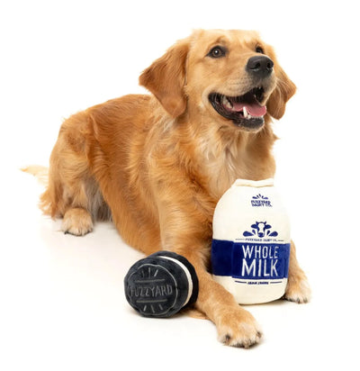 Milk & Cookie Dog Toy