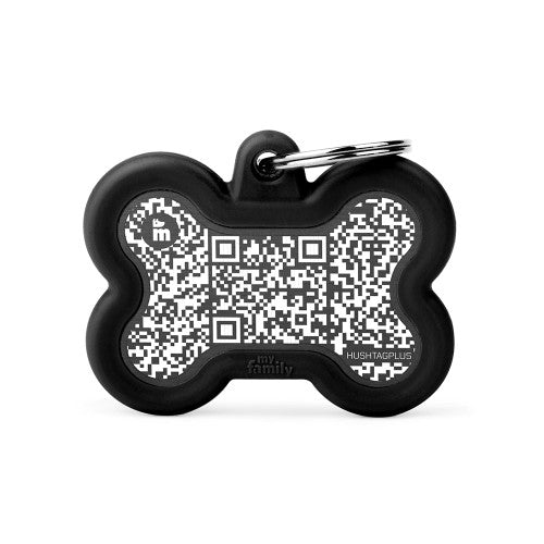 Pet ID Tag | Hushtag PLUS Bone + FREE Engraving