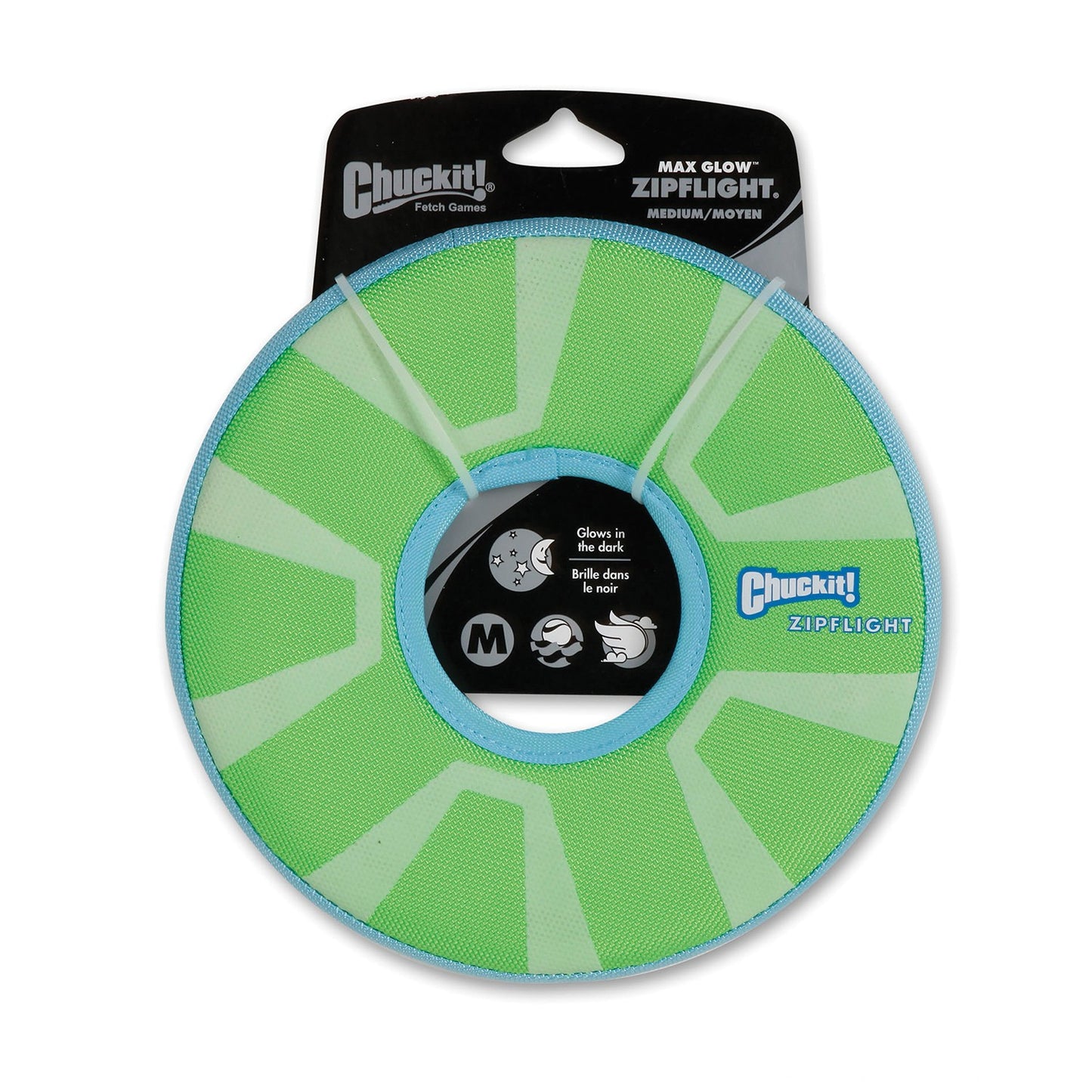 Chuckit Zip Flight Glow in the dark disk.