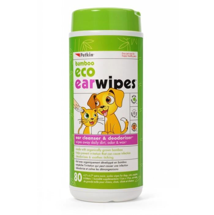 Petkin Bamboo Eco Ear Wipes | Peticular