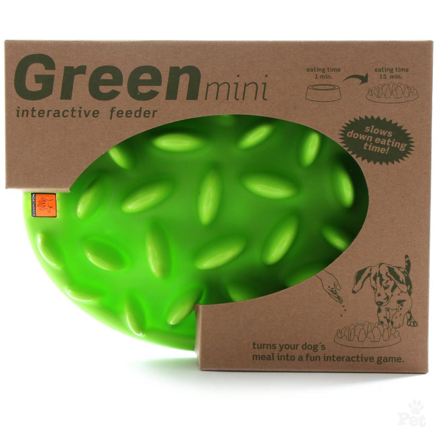 Northmate Northmate Green | Slow Interactive Feeder | Peticular