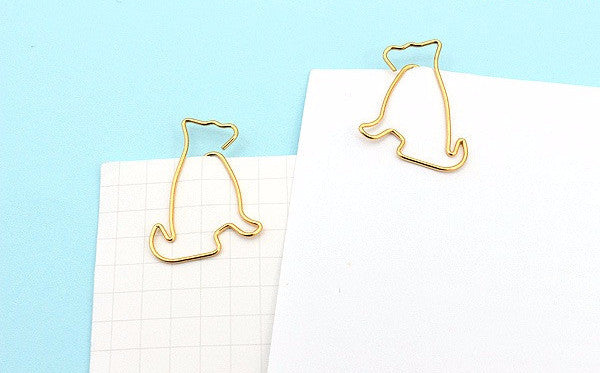 Living & Dining D-Clips Paper Clips | Shiba | Peticular