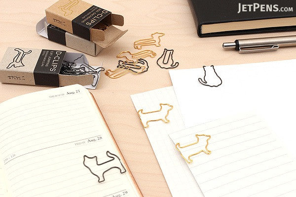 Living & Dining D-Clips Paper Clips | Shiba | Peticular