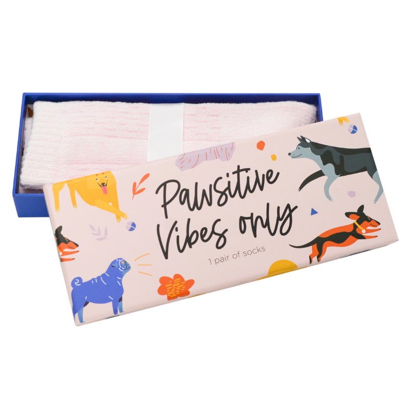 Pawsitive Vibes Boxed Socks