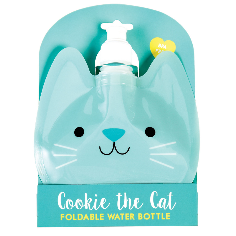 Outliving Foldable Water Bottle | Cookie The Cat | Peticular