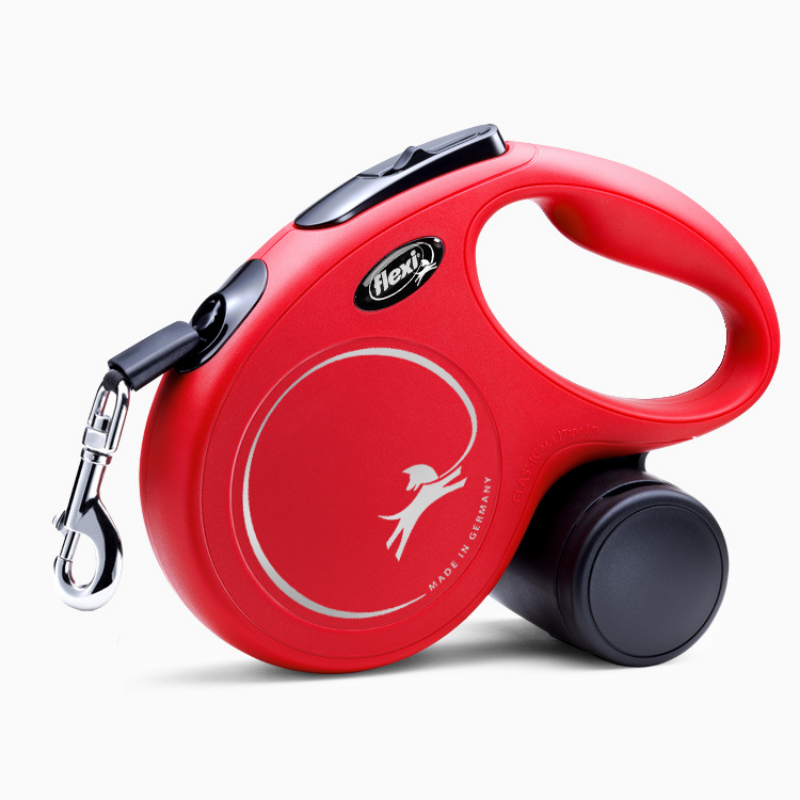 Retractable Dog Lead | New Classic Tape Red