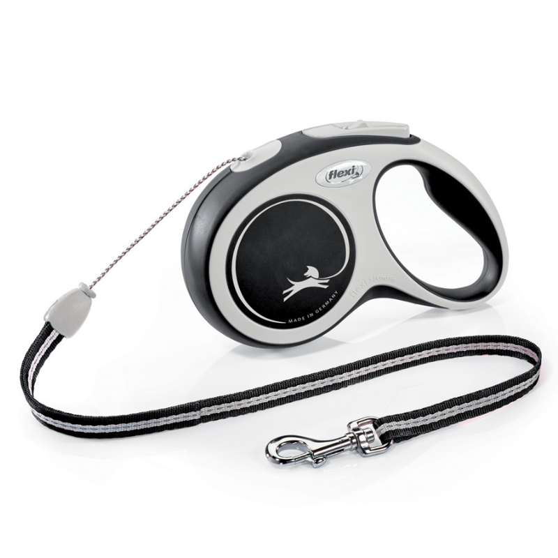 Retractable Dog Lead | New Comfort Cord Black