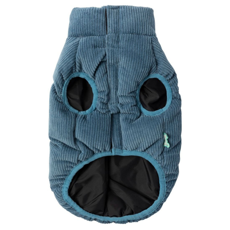 Mosman Puffer Dog Jacket | Washed Blue