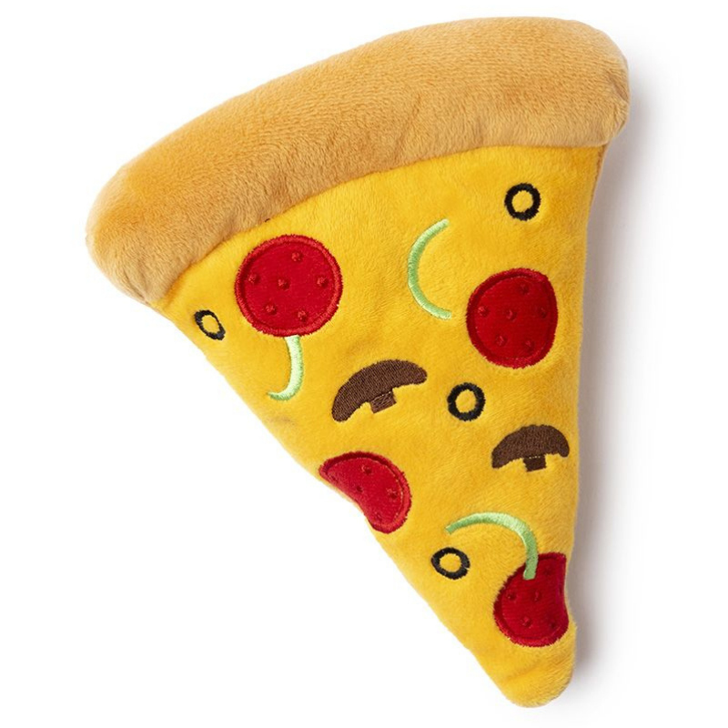 Pizza Plush Dog Toy