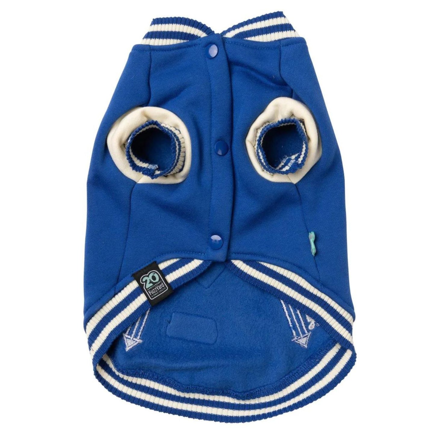 The Letterman Dog Jacket | Blue