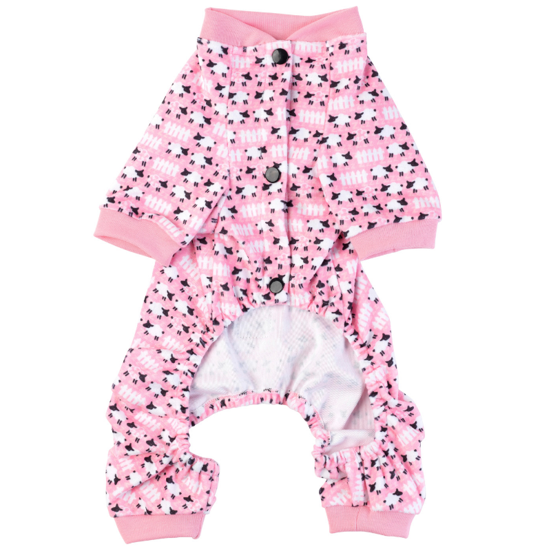 FuzzYard Counting Sheep Pink Onesie Pyjamas | Peticular