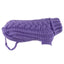 French Knit Dog Jumper | Lavender