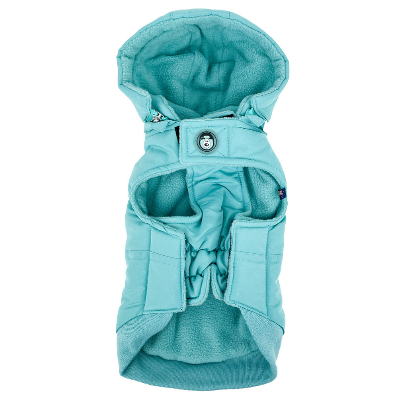 Mt Buller Waterproof Dog Coat | Periwinkle Aqua