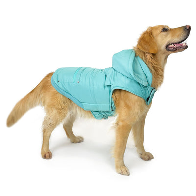 Mt Buller Waterproof Dog Coat | Periwinkle Aqua