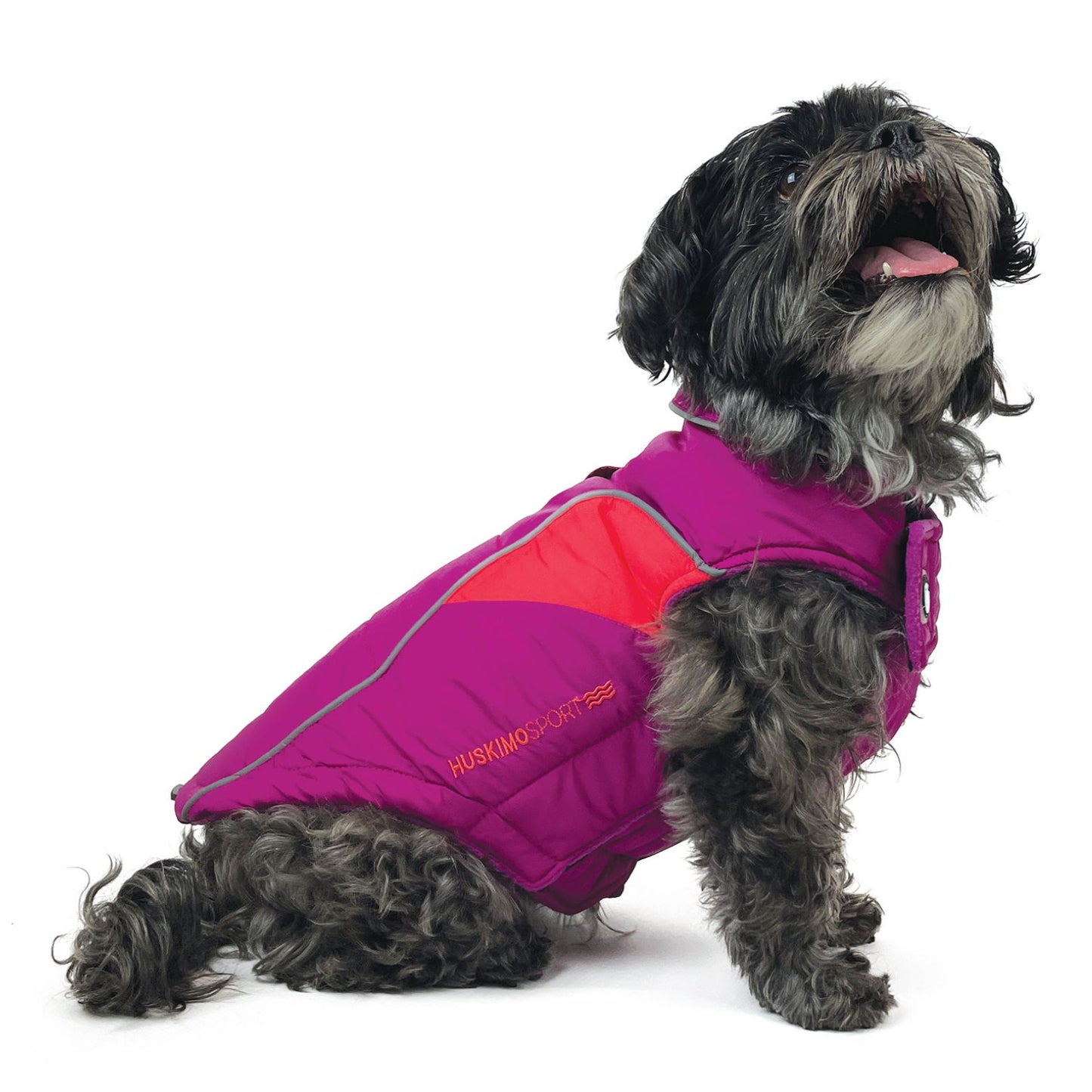 Sherpa Sport Waterproof Dog Coat | Magenta