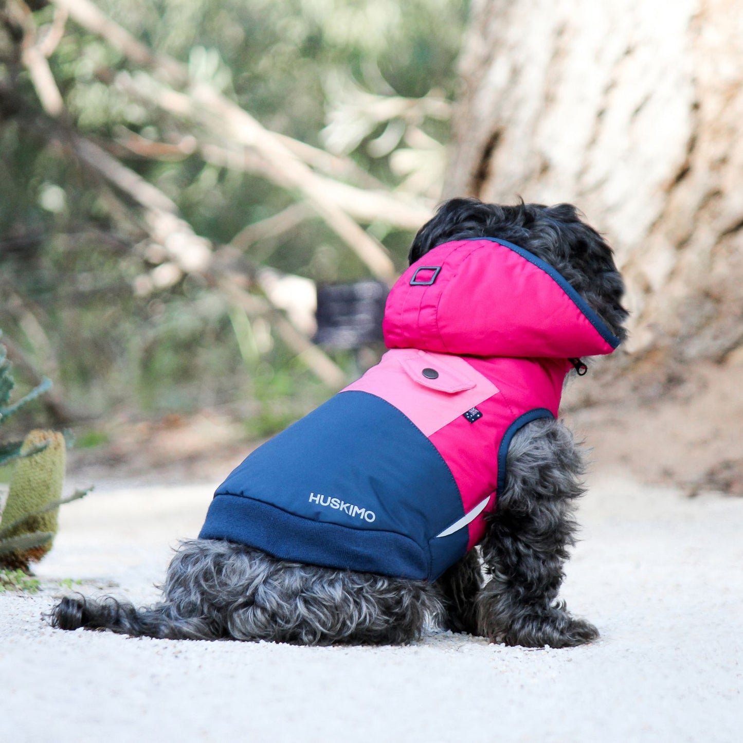 Snow Parka Waterproof Dog Coat | Pink