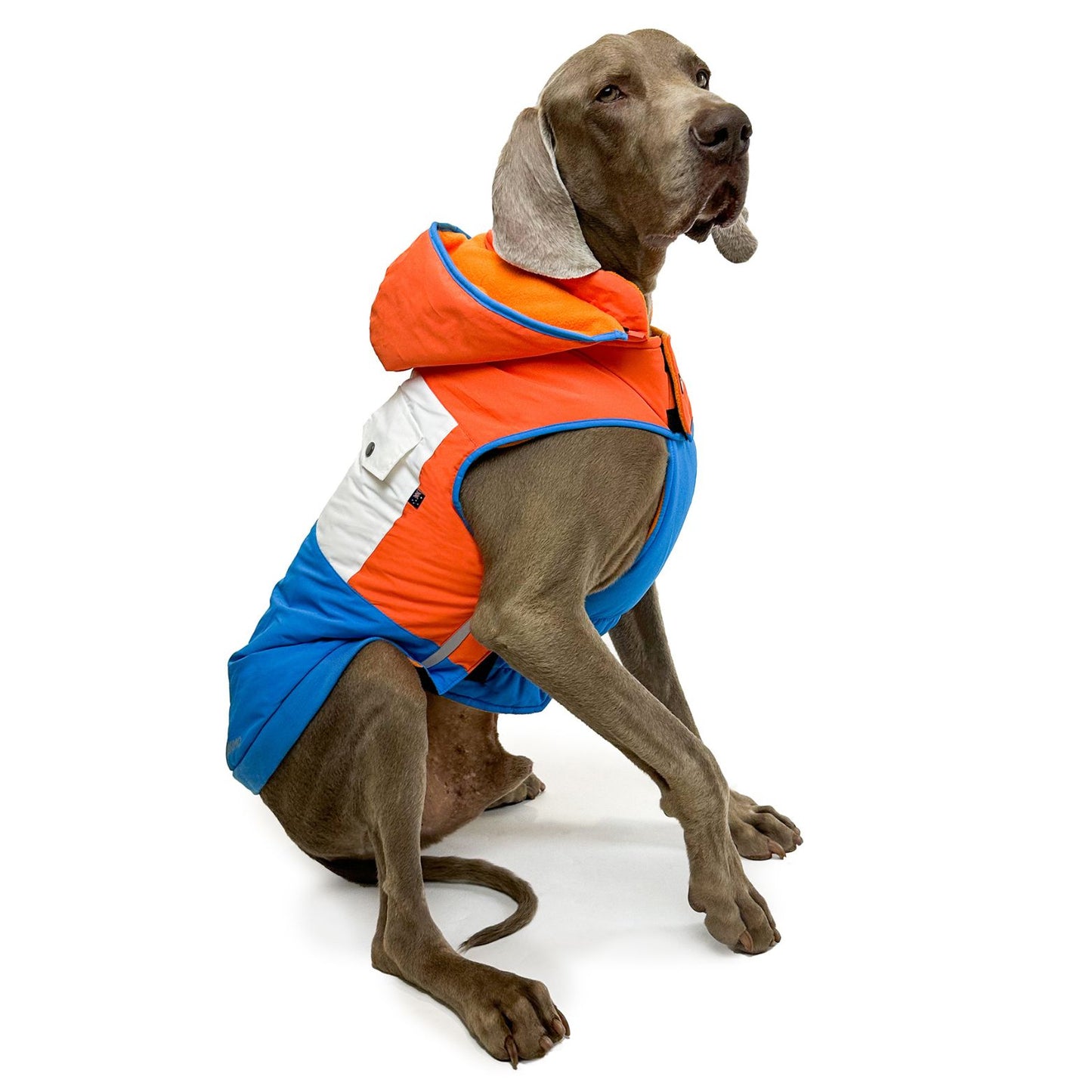 Snow Parka Waterproof Dog Coat | Orange