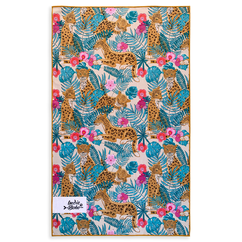 Pet Travel & Bath Towel | Leopard Luxe