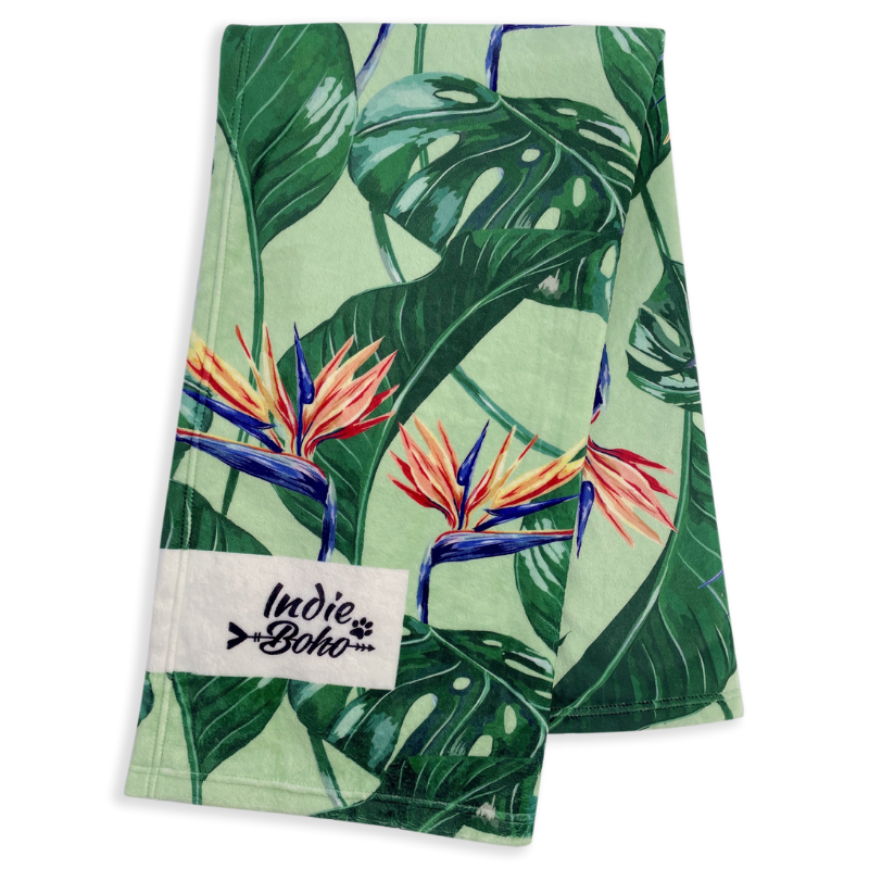 Designer Pet Blanket | Tropical Bloom